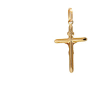 Load image into Gallery viewer, 18K Gold Pendant Cross Jesus Christ Religious 0.69 grams - Rafant
