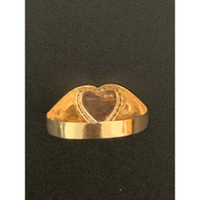 Load image into Gallery viewer, 18K Gold Ring Heart 1.27 grams Size 8.75 - Rafant
