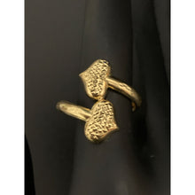 Load image into Gallery viewer, 18K Gold Ring Double Heart 1.30 grams S 6.5 - Rafant
