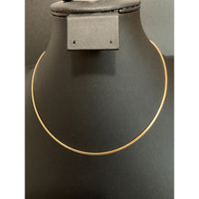 Load image into Gallery viewer, 18K Gold Necklace Omega Soft Mesh Flexible Size 17.75 inches 1.27 grams - Rafant
