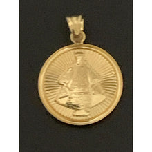 Load image into Gallery viewer, 18K Gold Pendant Round Sto Nino 1.37 grams - Rafant
