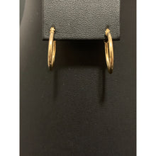Load image into Gallery viewer, 18K Gold Earrings Hoops Loops 1 gram - Rafant
