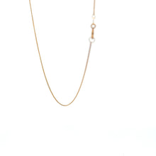 Load image into Gallery viewer, 18K Gold Necklace Chain 17.5 inches Very Tiny Beads 0.94 grams - Rafant
