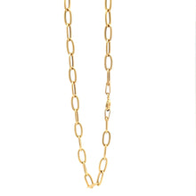 Load image into Gallery viewer, 18K Yellow Gold Bracelet Paperclip 1.67 grams 7.25 inches - Rafant
