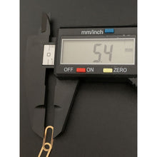 Load image into Gallery viewer, 18K Gold Bracelet Paperclip 7.5 inches 2.40 grams - Rafant
