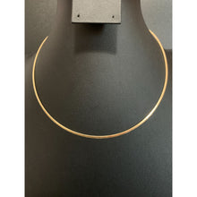 Load image into Gallery viewer, 18K Gold Necklace Omega Soft Mesh Flexible Size 17.75 inches 1.27 grams - Rafant
