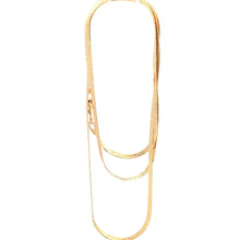 Load image into Gallery viewer, 18K Yellow Gold Necklace Chain Flat 2.22 grams 17.5 inches - Rafant
