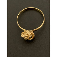 Load image into Gallery viewer, 18K Gold Ring Knot 1.48 grams Size 6.25 - Rafant
