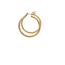 Load image into Gallery viewer, 18K Gold Earrings Hoops 1.50 grams - Rafant
