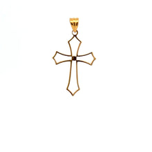 Load image into Gallery viewer, 18K Gold Pendant Cross Religious 0.49 grams - Rafant
