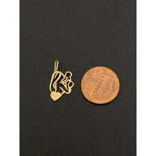 Load image into Gallery viewer, 18K Gold Pendant Mom Child  Heart 0.92 grams - Rafant
