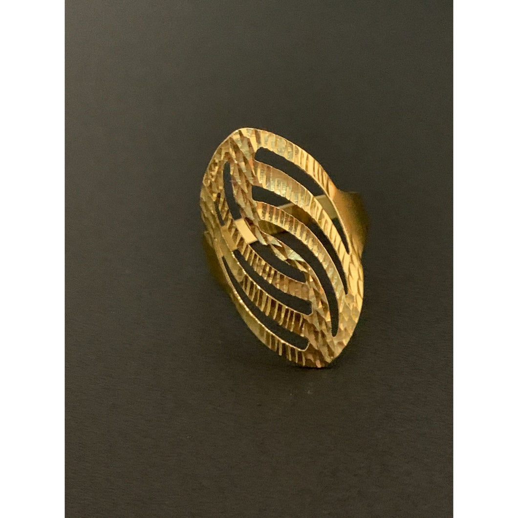 18K Gold Ring 1.25 grams Size 6 - Rafant