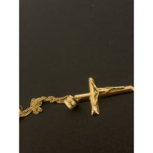 Load image into Gallery viewer, 18K Gold Necklace Chain 17.75 inches with Jesus Christ Pendant 1.37 grams - Rafant
