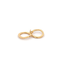 Load image into Gallery viewer, 18K Yellow Gold Earrings Hoops Tiny 0.87 grams - Rafant
