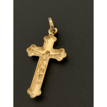 Load image into Gallery viewer, 18K Gold Pendant Cross Jesus Christ 0.71 grams - Rafant
