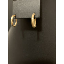 Load image into Gallery viewer, 18K Gold Earrings Hoops Loops Spiral 0.91 grams - Rafant
