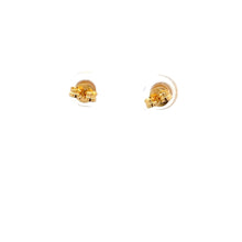 Load image into Gallery viewer, 18K Gold Earrings Stud Tiny 0.76 grams Tricolor - Rafant
