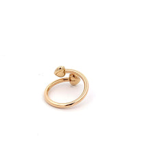 Load image into Gallery viewer, 18K Yellow Gold Ring Heart 0.84 grams Size 5.5 - Rafant
