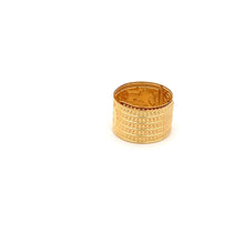 Load image into Gallery viewer, 18K Yellow Gold Ring Fortune Lucky Ring Adjustable 1.87 grams Size 5 - Rafant
