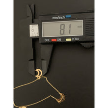 Load image into Gallery viewer, 18K Gold Bracelet with Half Moon Charms 7.5&quot; - Rafant
