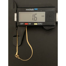 Load image into Gallery viewer, 18K Gold Chain Bracelet 7 inches 0.79 grams Lightweight Dainty - Rafant
