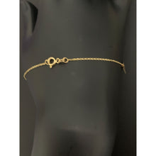 Load image into Gallery viewer, 18K Gold Bracelet with Half Moon Charms 7.5&quot; - Rafant

