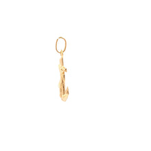 Load image into Gallery viewer, 18K Yellow Gold Pendant Anchor  Religious Jesus Christ Cross - Rafant
