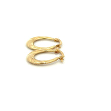 Load image into Gallery viewer, 18K Gold Earrings Hoops Small 1.38 grams - Rafant
