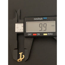 Load image into Gallery viewer, 18K Gold Pendant Charm Letter T 0.57 grams - Rafant
