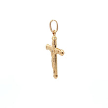 Load image into Gallery viewer, 18K Gold Pendant Cross Jesus Christ Religious 1.27 grams - Rafant
