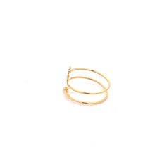 Load image into Gallery viewer, 18K Yellow Gold Ring Flower Spiral 1.08 grams Size 8 - Rafant
