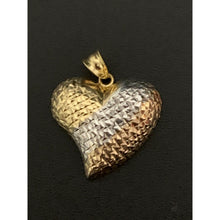 Load image into Gallery viewer, 18K Gold Pendant Heart 1.65 grams with Defects Scratches in the Back of the Pendant - Rafant
