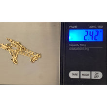 Load image into Gallery viewer, 18K Saudi Gold Figaro Chain Link Bracelet Size 7.5 Inches - Rafant
