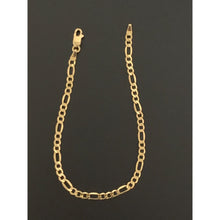Load image into Gallery viewer, 18K Saudi Gold Figaro Chain Link Bracelet Size 7.5 Inches - Rafant
