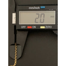 Load image into Gallery viewer, 18K Gold Bracelet Rolo Chain 7.25 inches with Heart Charm 1.45 grams - Rafant
