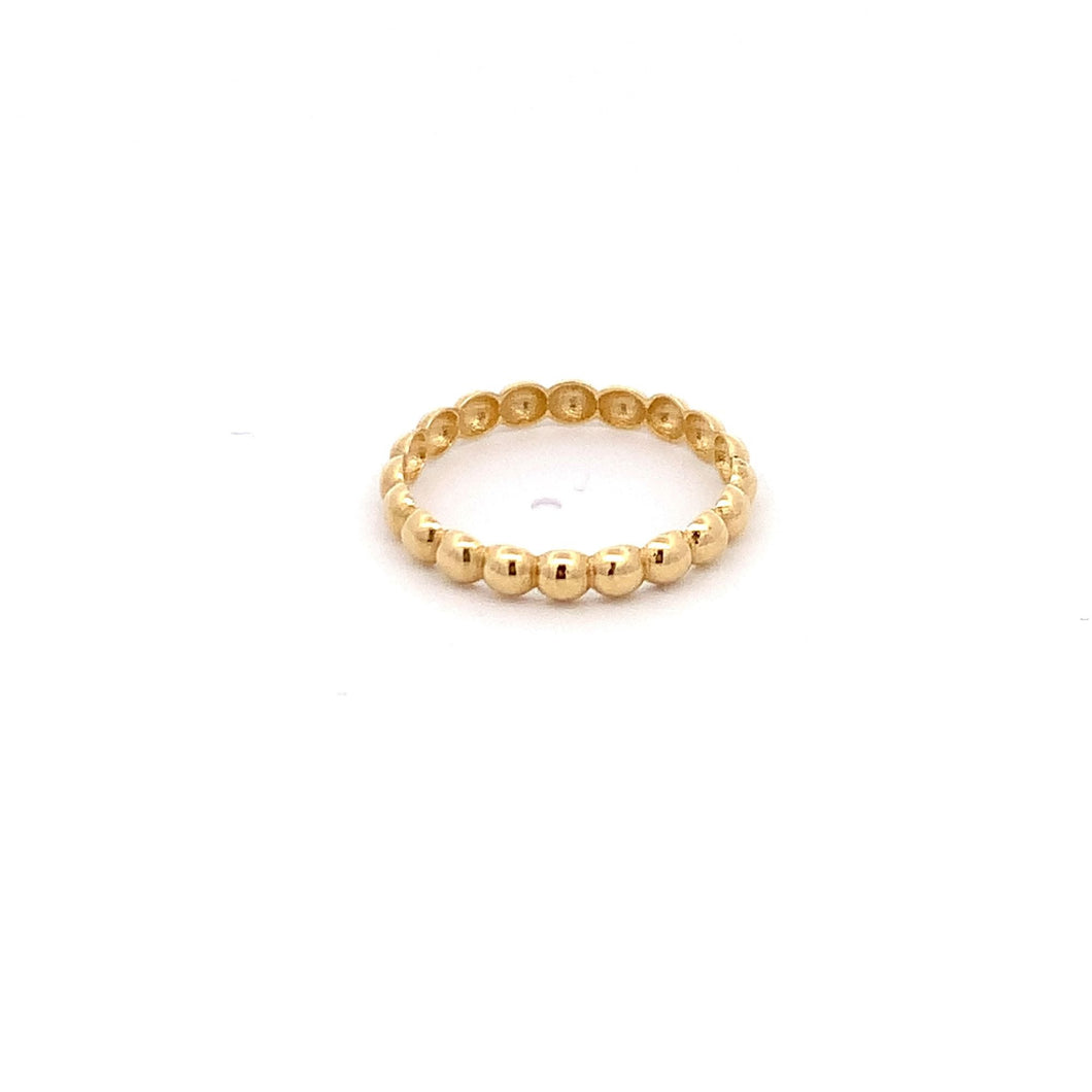 18K Yellow Gold Ring Size 5.5 - Rafant