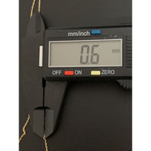 Load image into Gallery viewer, 18K Gold Necklace Chain 16&quot; plus 1&quot; extension with Woman Lady Pendant 2.43 grams - Rafant
