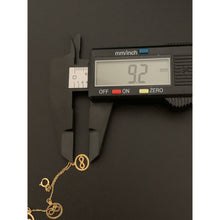 Load image into Gallery viewer, 18K Gold Bracelet with Infinity Charms 6.5&quot; plus 0.5&quot; extensions - Rafant
