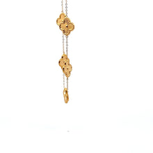 Load image into Gallery viewer, 18K Gold Bracelet Flowers 7.5 inches 2.23 grams - Rafant
