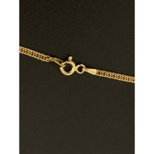 Load image into Gallery viewer, 18K Gold Necklace Curb Chain Only 15.5 inches 2.20grams - Rafant
