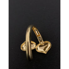 Load image into Gallery viewer, 18K Gold Ring Double Heart 1.30 grams S 6.5 - Rafant
