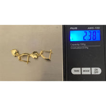 Load image into Gallery viewer, 18K Gold French Clips Dangling Earrings 2.38 grams - Rafant
