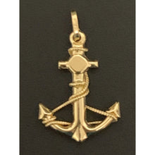 Load image into Gallery viewer, 18K Gold Pendant Anchor - Rafant
