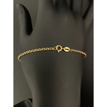 Load image into Gallery viewer, 18K Gold Bracelet with Puffed Heart Charm 1.58 grams Size 7.25 inches - Rafant
