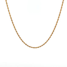 Load image into Gallery viewer, 18K Gold Necklace Chain Rope 16 inches 0.83 grams - Rafant
