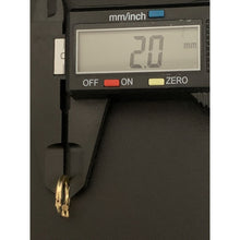 Load image into Gallery viewer, 18K Gold Earrings Hoops Loops Small 0.88 grams - Rafant
