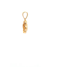 Load image into Gallery viewer, 18K  Yellow Gold Pendant Flower 1.15 grams Small - Rafant
