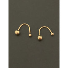 Load image into Gallery viewer, 18K Yellow Gold Earrings Balls - Rafant
