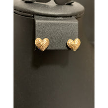 Load image into Gallery viewer, 18K Gold Earrings Stud Heart 1.62 grams - Rafant
