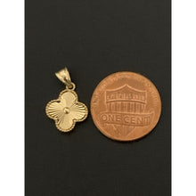 Load image into Gallery viewer, 18K Gold Pendant Clover Charm 0.92 grams - Rafant
